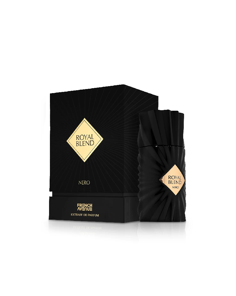 Royal-blend-nero-perfume-bottle-beside-box-against-white-background.webp