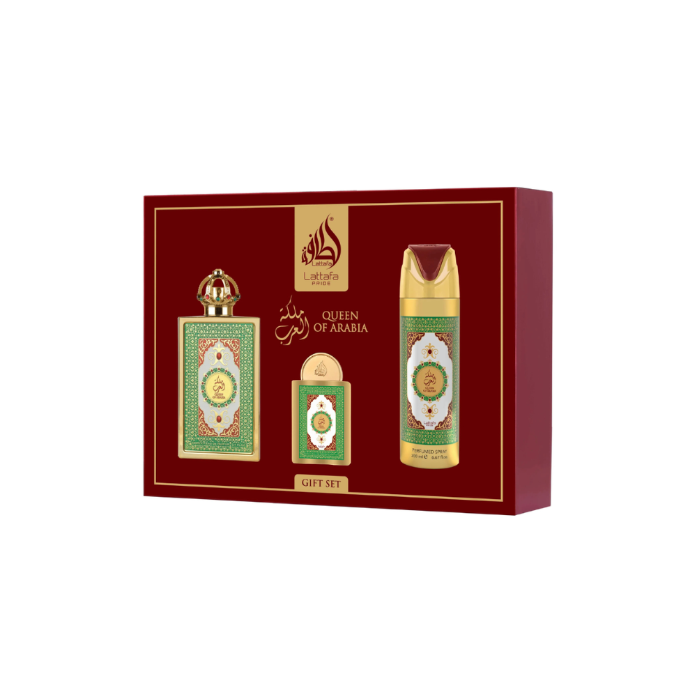 Queen of Arabia Giftset Lattafa Perfumes dames 4-delig
