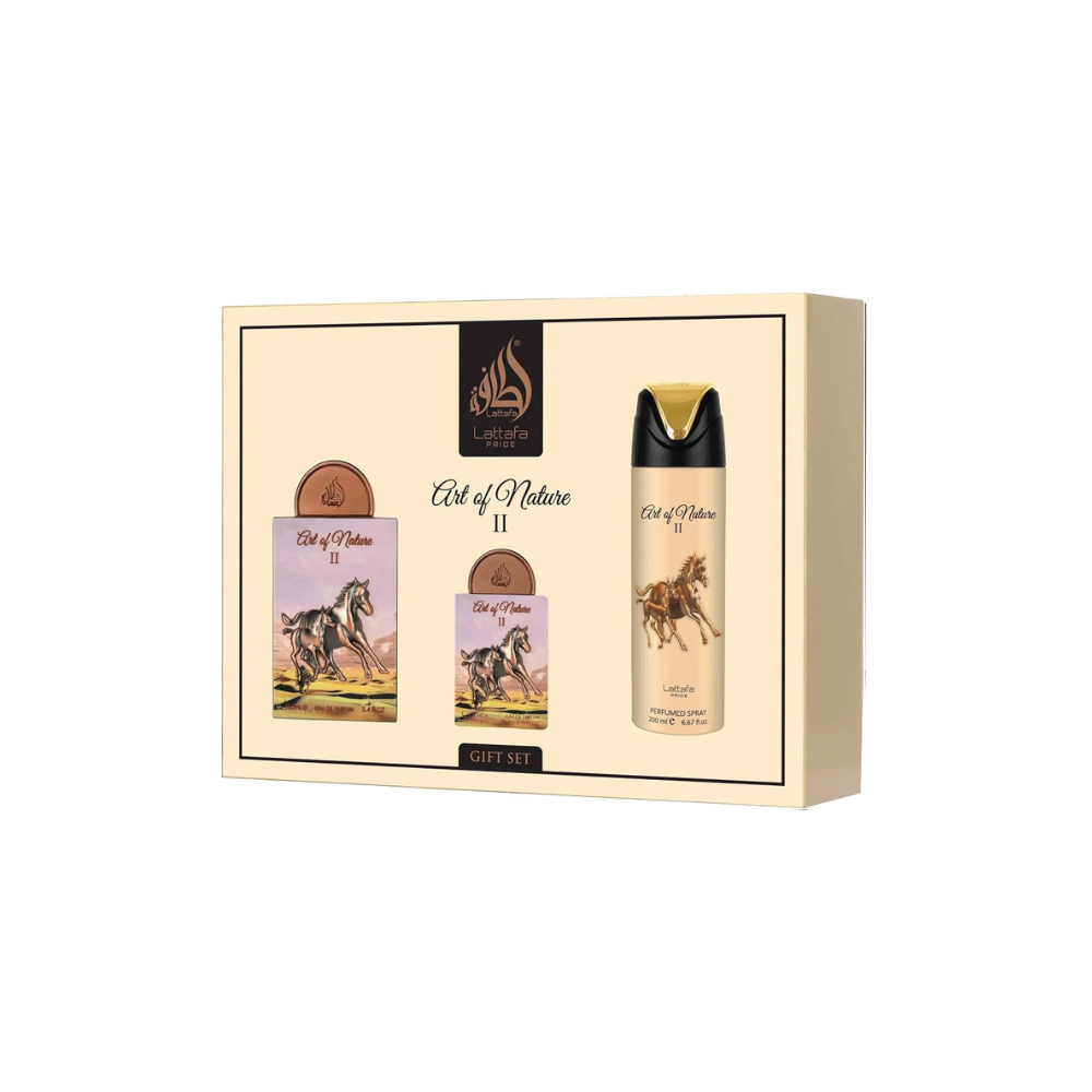 Art Of Nature II Giftset Lattafa Perfumes unisex 4-delig